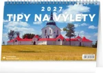 NOTIQUE Tipy na výlety 2027 / Stolový kalendár / 23,1 x 14,5 cm