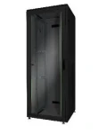 Digitus Unique 32HE čierna / Rozvádzačová skriňa / 800x800 mm / 32U / Oceľ / Sklenené dvere (DN-19 32U-8/8-B-1)