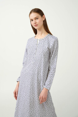 Vamp - Nočná košeľa s potlačou srdca 21453 - Vamp light gray 3XL