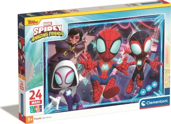 Clementoni PUZZLE Spidey a jeho úžasní priatelia MAXI