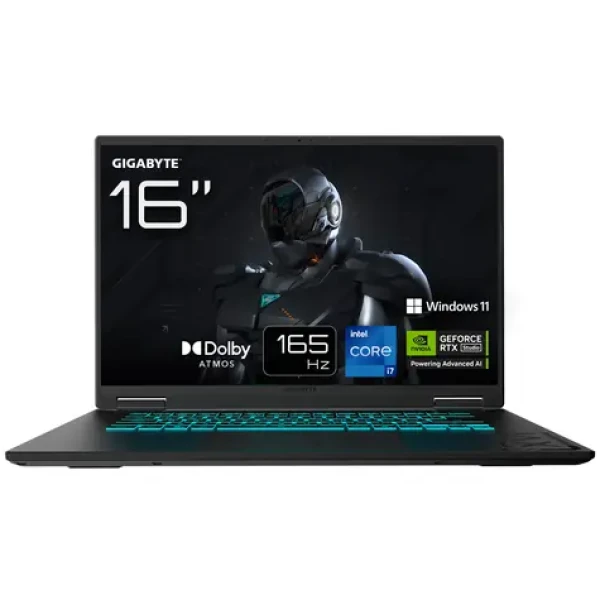 GIGABYTE GAMING A16 čierna / Herný notebook / 16" IPS 165Hz / Intel Core i7-13620H / 16GB DDR5 / 1TB SSD / RTX 4050 6GB (GIGABYTE GAMING A16 CMHI2DE894SH)