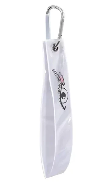 Compass Prívesok s karabínou SOR strieborný / Prívesok / reflexný / bezpečnostný doplnok (01574)
