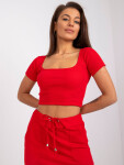 Dámske tričko TOP RV TS 7538.12P Červená - Rue Paris M-38 červená