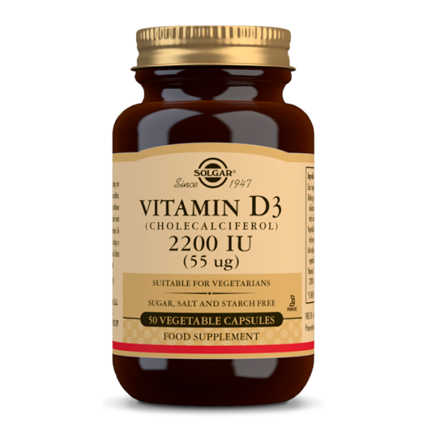 Solgar Vitamin D3 2200 IU 50 tob.