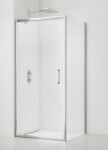 Sprchovací kút obdĺžnik 100x80 cm SAT TEX SIKOTEXP80STENA100 SIKOTEXP80STENA100