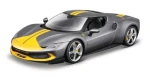Bburago RACE + PLAY Ferrari 296 GTB ASSETTO FIORANO šedá metalíza