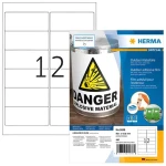 Herma Outdoor etikety A4 biele / Etikety / vodeodolné / matné / 99,1x42,3 mm / 480 ks (9538)