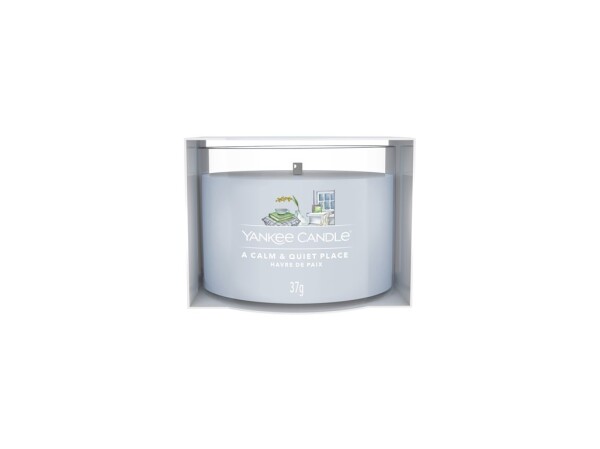 Yankee Candle A Calm amp; Quiet Place votívna sviečka plnená v skle 37g / doba horenia: až 10h (5038581125572)