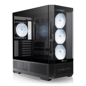 Thermaltake View 370 TG ARGB čierna / ATX / 2x USB-A 3.2 / 1x USB-C 3.2 / 4X 120mm ARGB / bez zdroja / priehľadná bočnica (CA-11N-00M1WN-00)