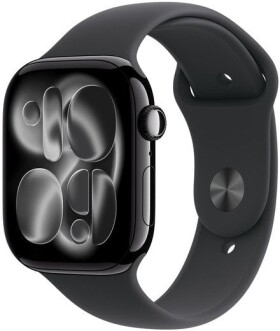 Apple Watch Series 11 Cellular 42mm Jet Black /Black Sport Band - S/M