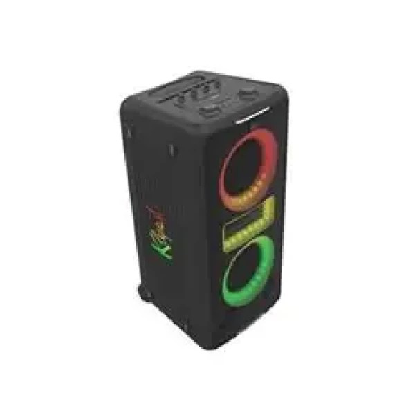 Klipsch New York čierna / Bluetooth párty reproduktor / 150 W / BT 5.2 / RGB / AUX / USB / IPX4 / mikrofón (1073423)
