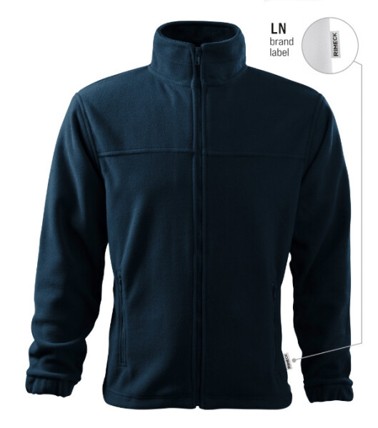 Pánska fleecová bunda navy blue 02 (značková etiketa) M