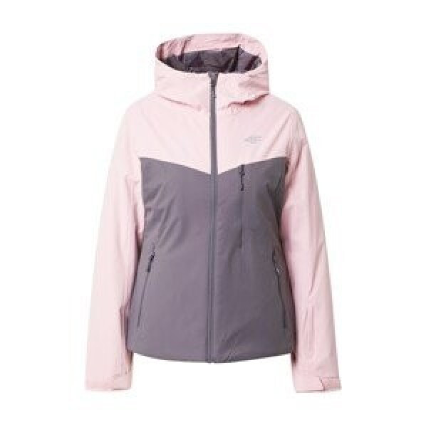 Dámska outdoorová bunda H4Z21-KUDN002 pink-grey - 4F S