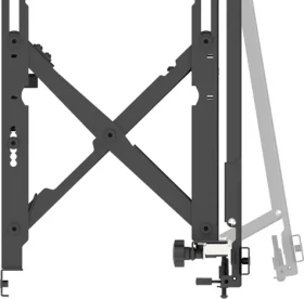 Vision Montážna sada na stenu čierna / Držiak displeja na stenu / 45-86" / uzamykateľný / oceľ (VFM-VW6X4/2)