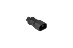 Kabelmeister Napájací adaptér C14 na C5 čierny / Napájací adaptér / IEC 60320 / rovný / 2,5 A / 250 V (SKA-1405S)