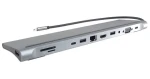 OEM Dokovacia stanica USB-C Full Size MST pod notebook / Dokovacia stanica / MST / 4K HDMI / USB 3.0 / PD 87W / RJ45 (ku31dock17)