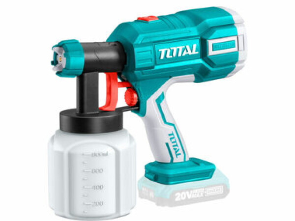 TOTAL-TOOLS TSGLI2001 / Aku striekacia pištoľ na farbu / 20V / 600 ml-min / 800 ml (TSGLI2001)