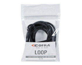 Šnúrky Cofra LOOP Farba: Čierna, Dĺžka: 170 cm