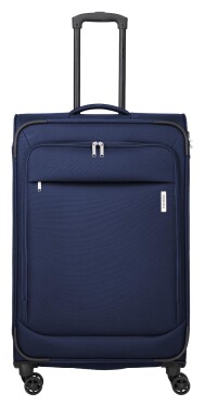 Veľký textilný kufor na kolieskach Travelite Priego L Navy