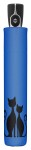 Dámsky dáždnik Doppler Fiber Magic Cats Family Blue