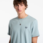 Tričko FRED PERRY Ringer T-shirt Silver Blue XL