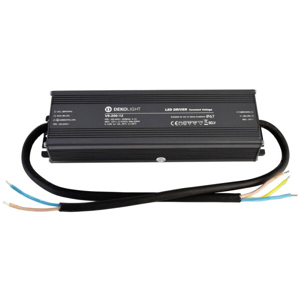 Deko Light IP, CV, V napájací zdroj pre LED konštantné napätie 0 mA - 16.67 A 12 V/DC; 872088