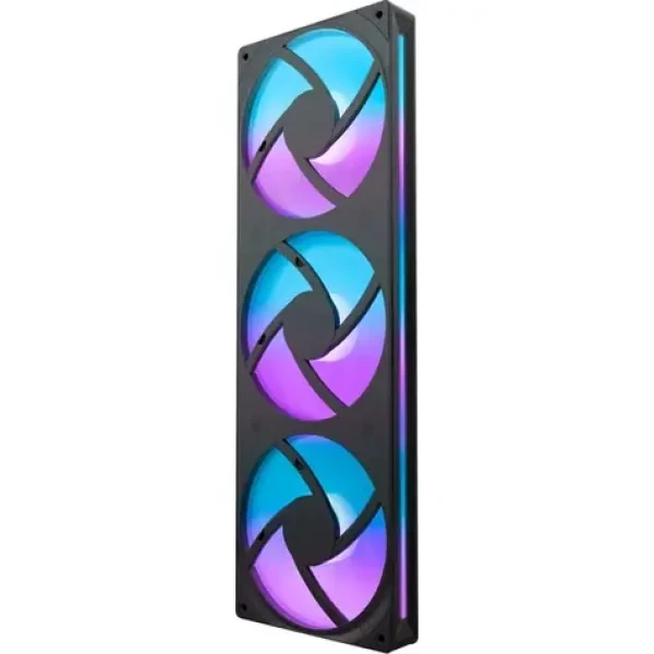 NZXT F360 RGB Core single frame fan unit čierna / Ventilátor / 3x 120mm / Fluid Dynamic Bearing / 30 dB @ 2400 RPM (RF-U36HF-B1)