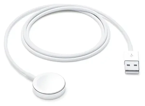 Apple magnetický nabíjací kábel pre Apple Watch (1 m) / Nabíjací kábel / USB-A (M) / biela (MW6A3ZM/A)