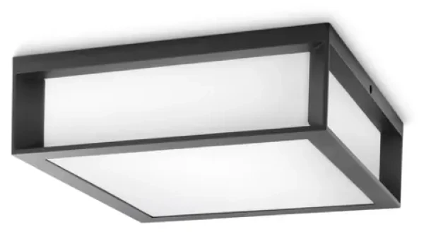 Philips Skies 2xE27 42W antracitové / Vonkajšie prisadené svietidlo / bez zdroja / IP44 (SKL000392631)