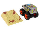 Mamido Elektrické autíčko Monster Truck Big Foot s gumovými pneumatikami a šmýkačkou