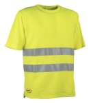 Reflexné pracovné tričko Cofra VIEW Farba: Reflexná žltá, Veľkosť: 4XL (CAVIEW_00_4XL)