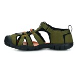Keen Seacamp II Dark Olive/Gold Flame AD (CNX) športové sandále 37 EUR