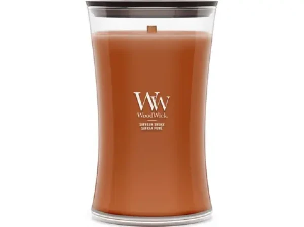 Woodwick Saffron Smoke sviečka veľká (5038581182360)