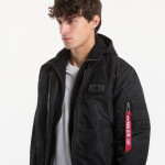 Bunda Alpha Industries MA-1 D-Tec Sleeve Embroidery Black/ Black L