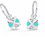 Cutie Jewellery Nežné detské náušnice bieleho zlata C2753-10-X-2