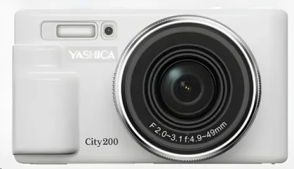 Yashica City 200 biela / Kompaktný fotoaparát / 13 Mpix / 10x zoom / výklopný LCD (YAS-DGC200-WH)