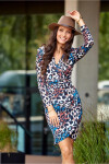 Denné šaty SUK0342 animal - Roco Fashion 38