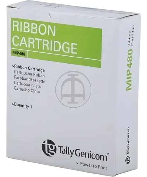 Tally Genicom MIP480KA čierna / Páska do tlačiarne / pre T 2248 T 2348 / 4 mil. úderov (MIP480KA)