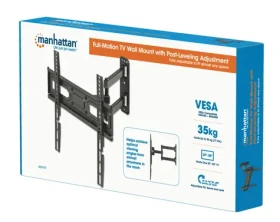 Manhattan nástenný TV držiak FullMotion / natáčací a výklopný / 32 "-55" / nosnosť 35 kg / VESA 400×400 (462419)