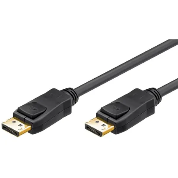 Goobay 65923 kábel DisplayPort 1.2 M na DisplayPort 1.2 M 2m čierna / pozlátené konektory (4040849659232)
