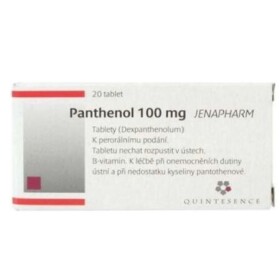 Panthenol Jenapharm tbl 20x100mg