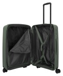 Stredný kufor na kolieskach Travelite Air Stripe M Green