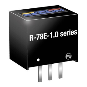 RECOM R-78E12-1.0/X9 DC / DC menič napätia 12 V 1 A 12 W; R-78E12-1.0/X9