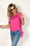 Dámska blúzka Heart pink - MM FASHION Růžová Univerzální