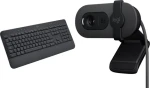 Logitech K650 Signature + Brio 100 / Klávesnica + webkamera / Bluetooth / USB