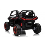 Mamido Mamido Elektrické autíčko Buggy UTV KCK 4x4 čierne 24V | 800W | 50 kg | EVA | LED | 2,4 Ghz | ECO koža