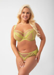 Mäkká podprsenka Gorsenia K 496/2 Paradise limetka 70G