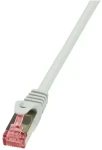 LogiLink PrimeLine CAT6 sivá / Patch kábel / S/FTP / 1 m / RJ-45 (CQ2032S)