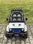 Mamido Elektrické autíčko Jeep Raptor 4x4 biele