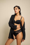 Dámske nohavičky Wild Azalea Florale Tai - BLACK - black 0004 - TRIUMPH BLACK 40